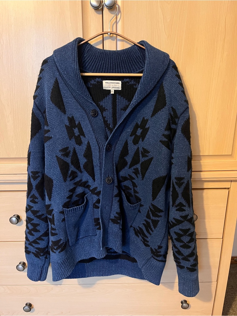 Lucky Brand Yellowstone Cardigan, XL
